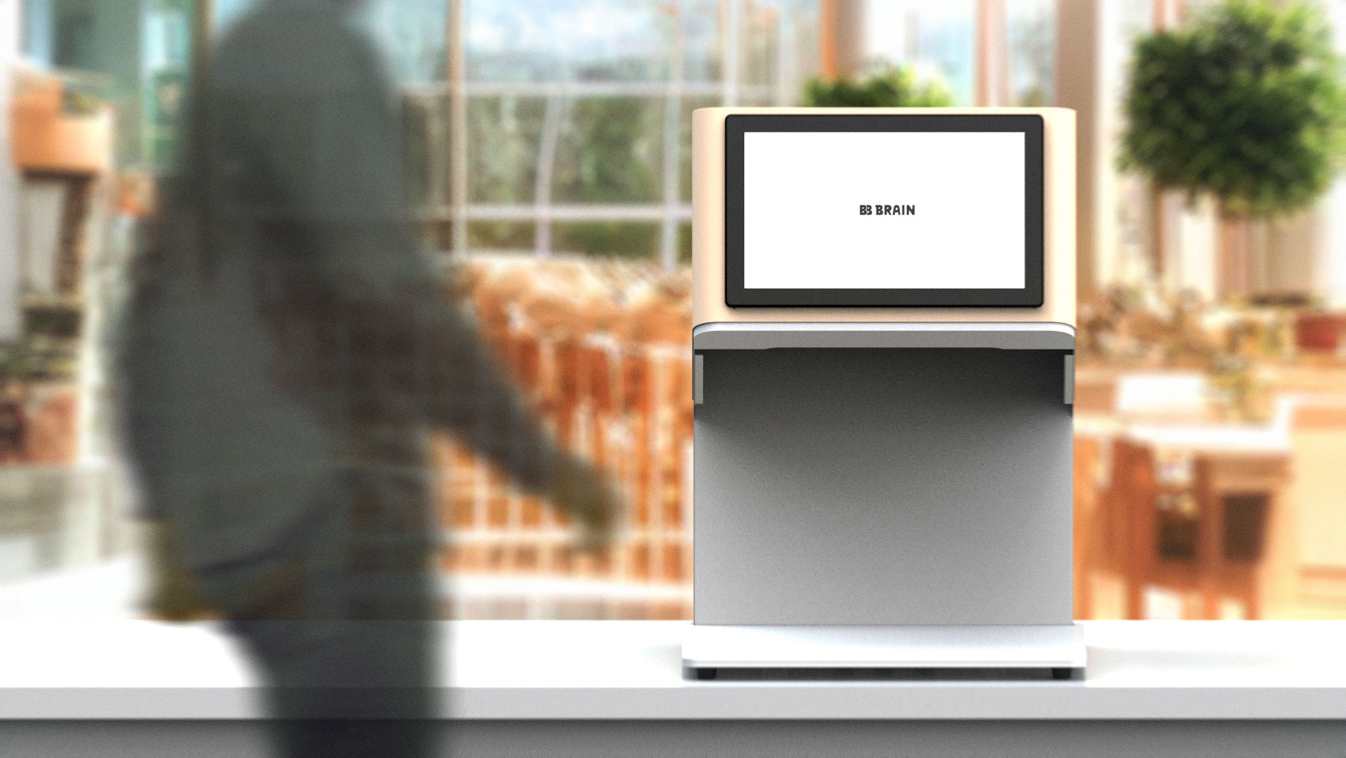 カフェテリアのAIレジ「イートスキャン」